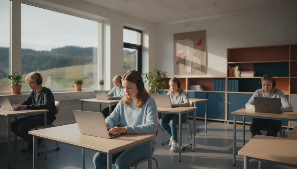 Mal for retningslinjer for bruk av hodetelefoner i skolen (2026)