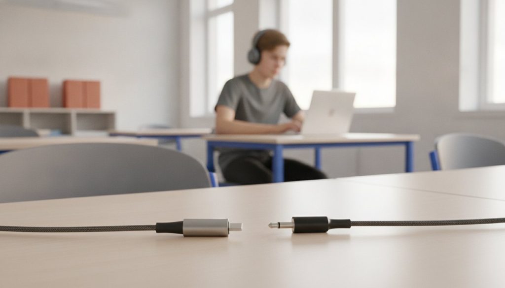 Hodetelefoner til skole-PC: En guide til USB-C vs. 3,5 mm i 2026