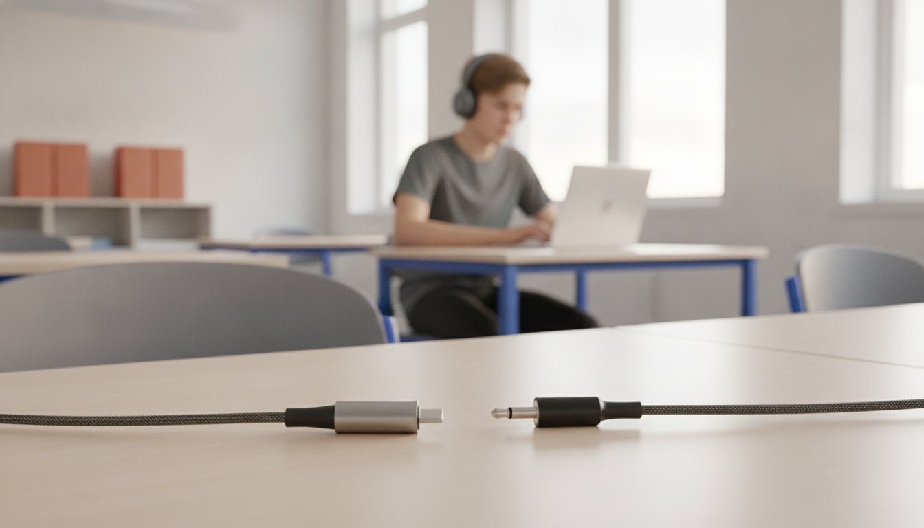 Hodetelefoner til skole-PC: En guide til USB-C vs. 3,5 mm i 2026