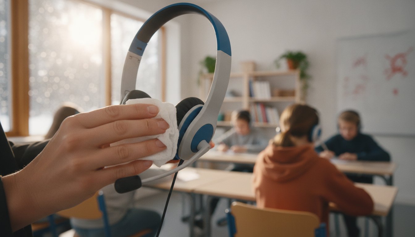 Hygieniske øreputer til headset: Alt skolen trenger å vite i 2026